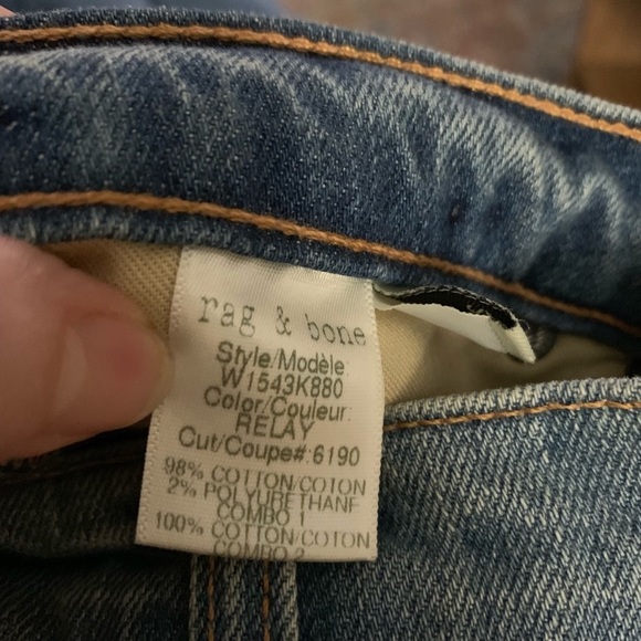 Rag & Bone Skinny racer jeans. Size 28 - Picture 7 of 8